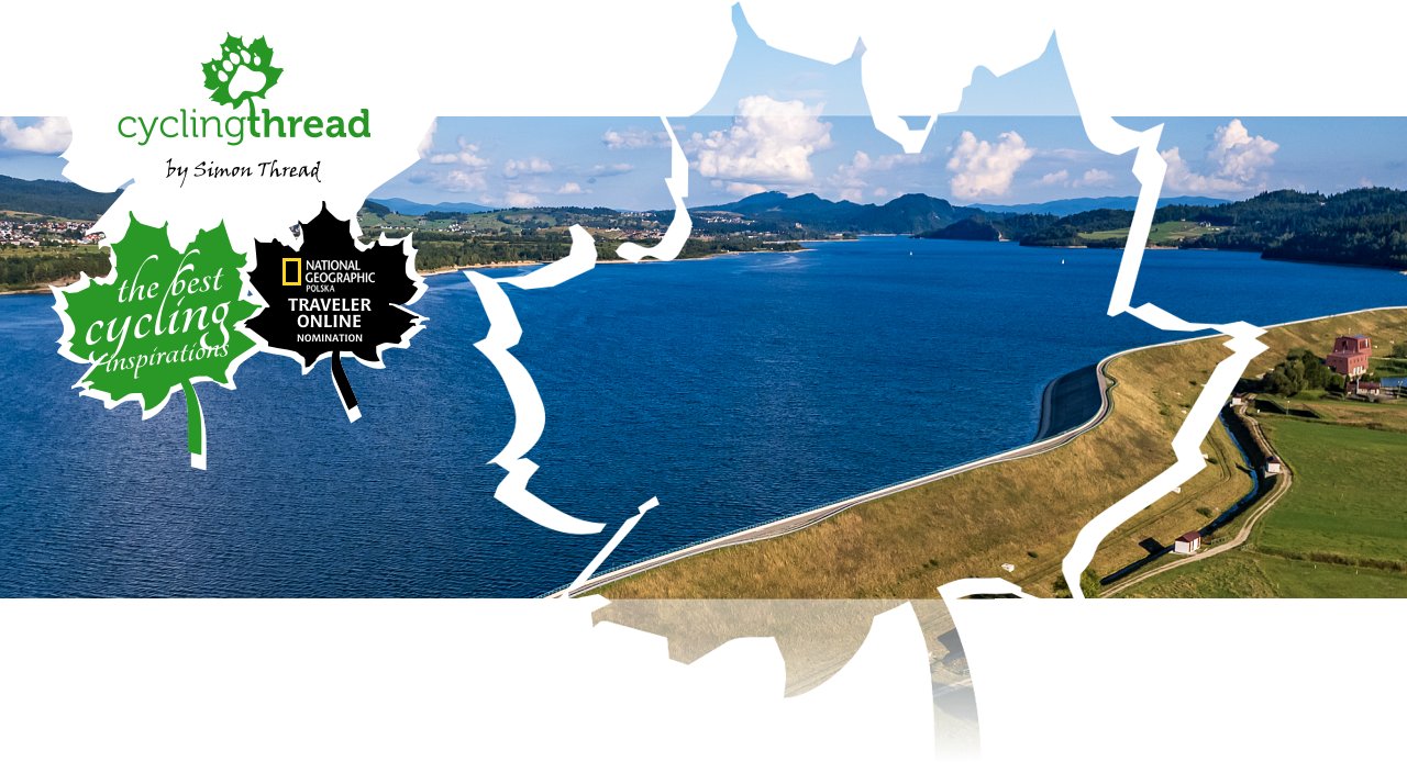 Cycling along the&nbsp;dam near Frydman