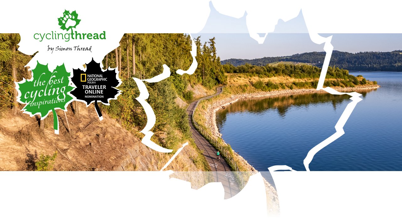 VeloCzorsztyn cycle route along Lake Czorsztyn