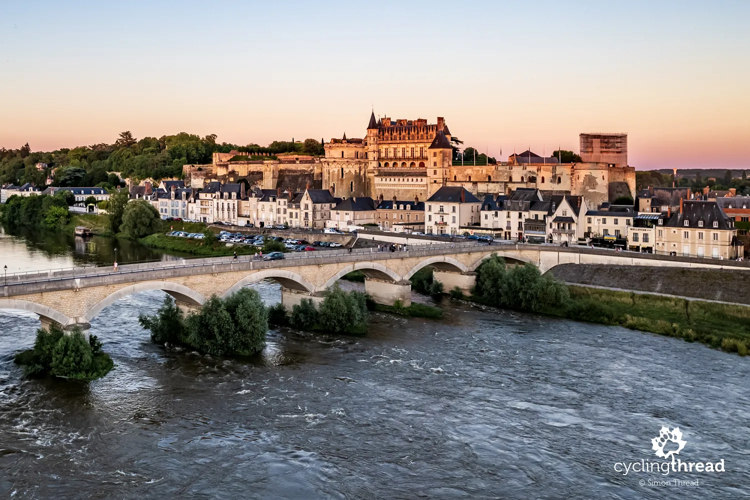 Amboise castle in the Loire Valley in France
