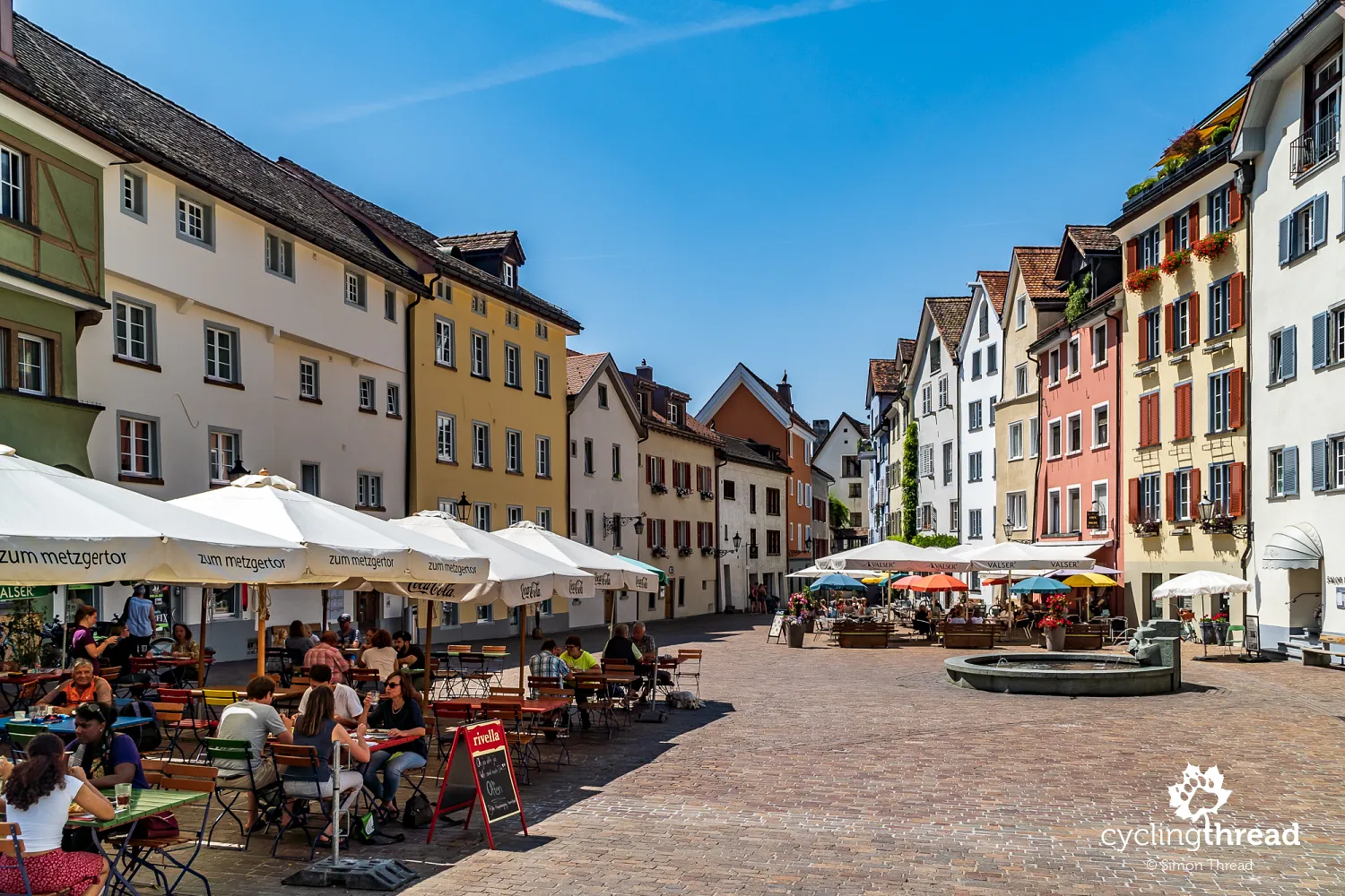 Arcas Square in the Old Town of Chur