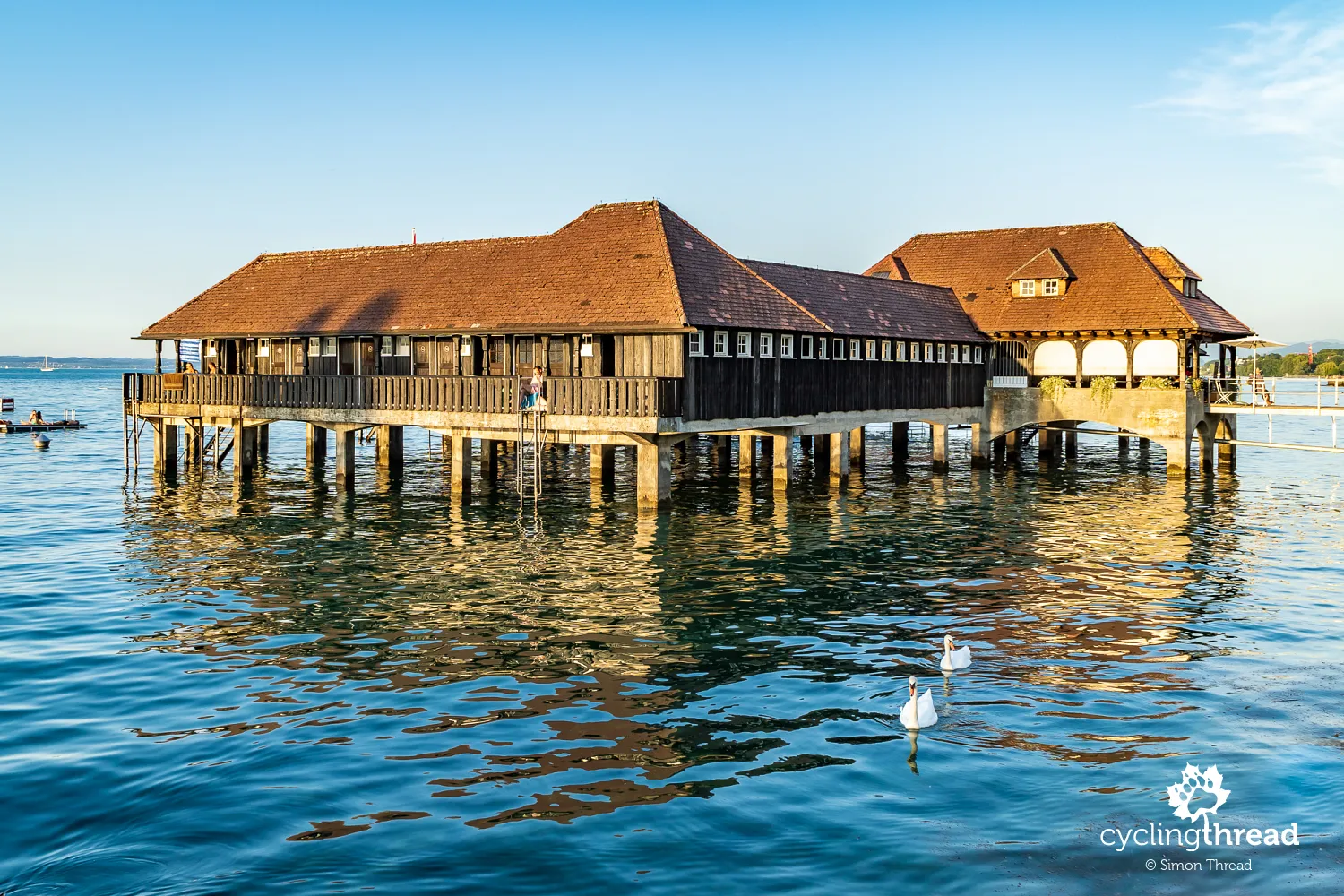 Badhütte - the historic bathhouse in Rorschach