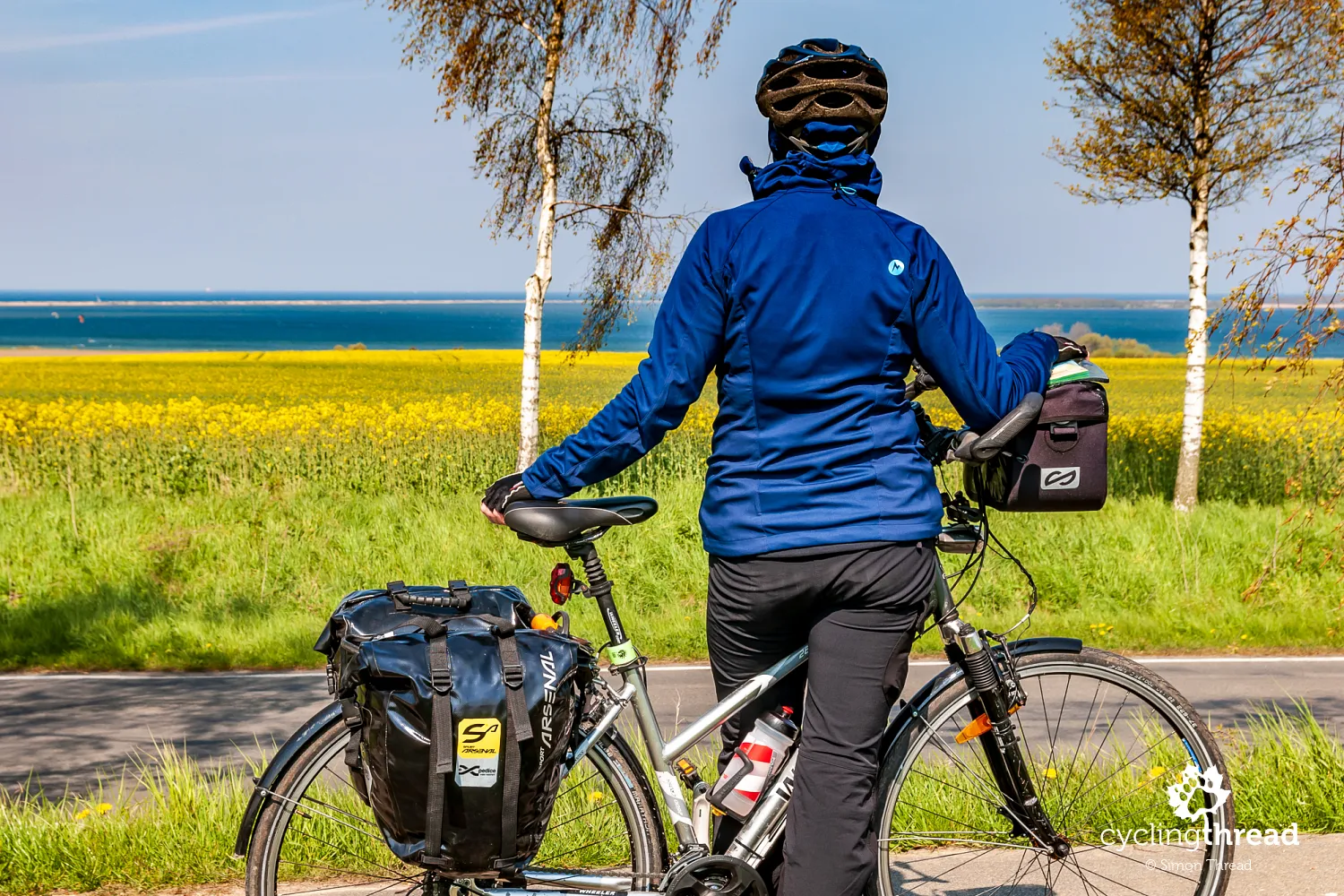 The Baltic Sea, rapeseed fields and bicycles