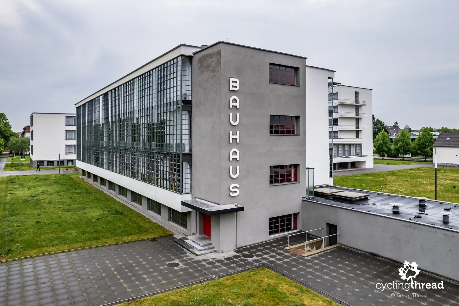Bauhaus school building in Dessau