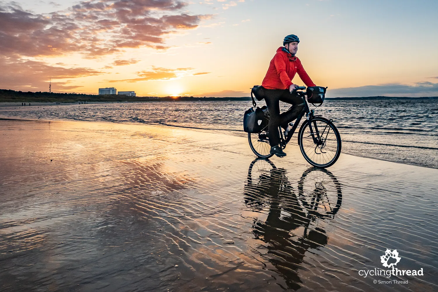 The beginning of the Polish part of EuroVelo 10 in Świnoujście