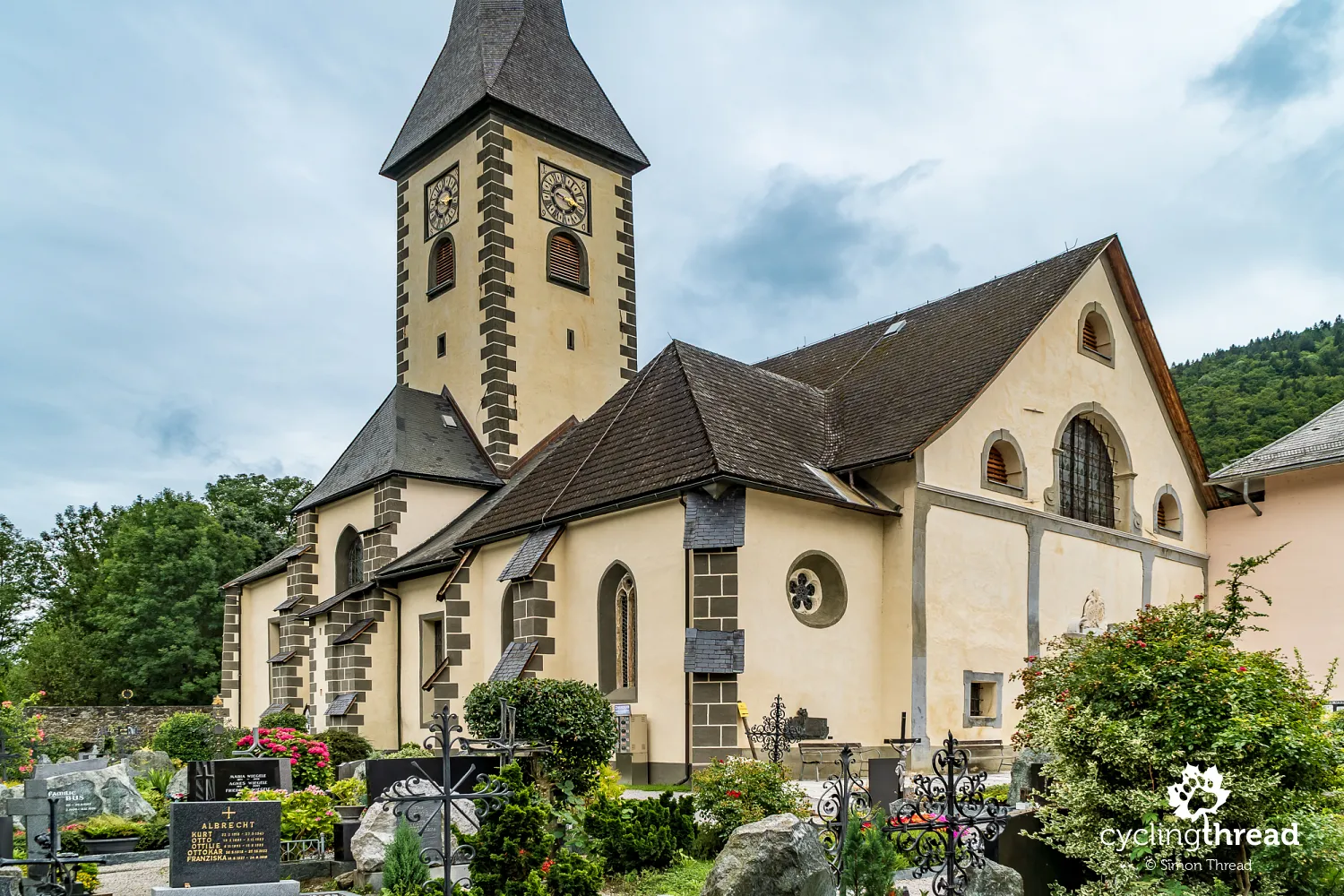 The Benedictine abbey in Ossiach, Austria
