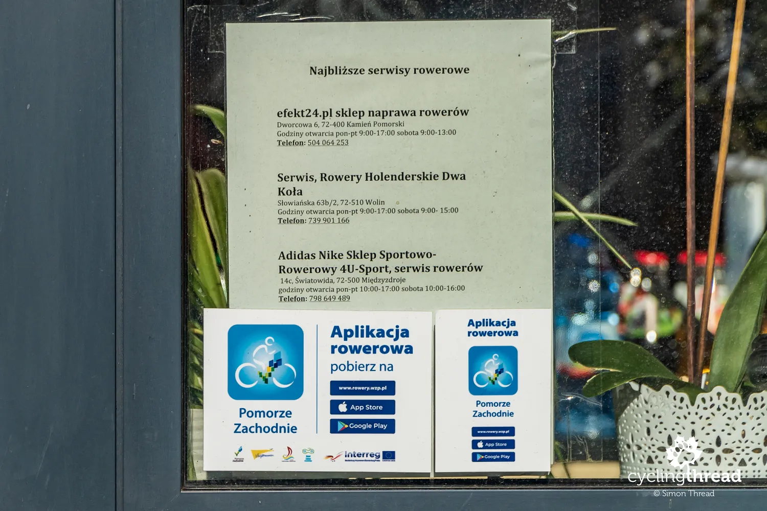 Bicycle services in Międzywodzie