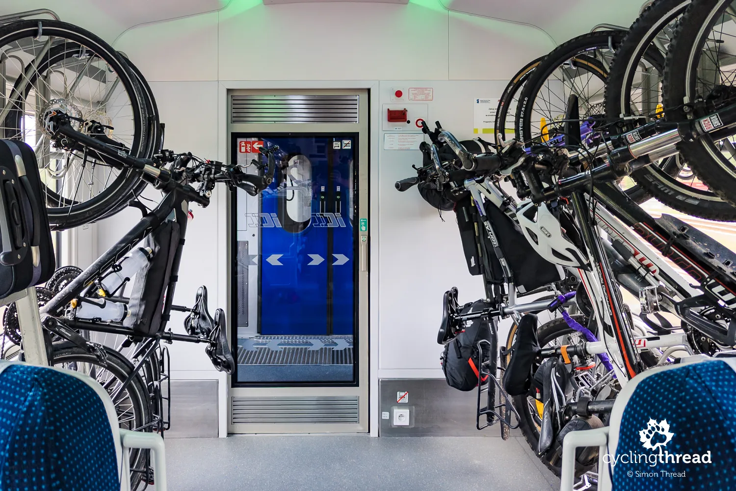 Bicycles in the Berlin-Gdansk train
