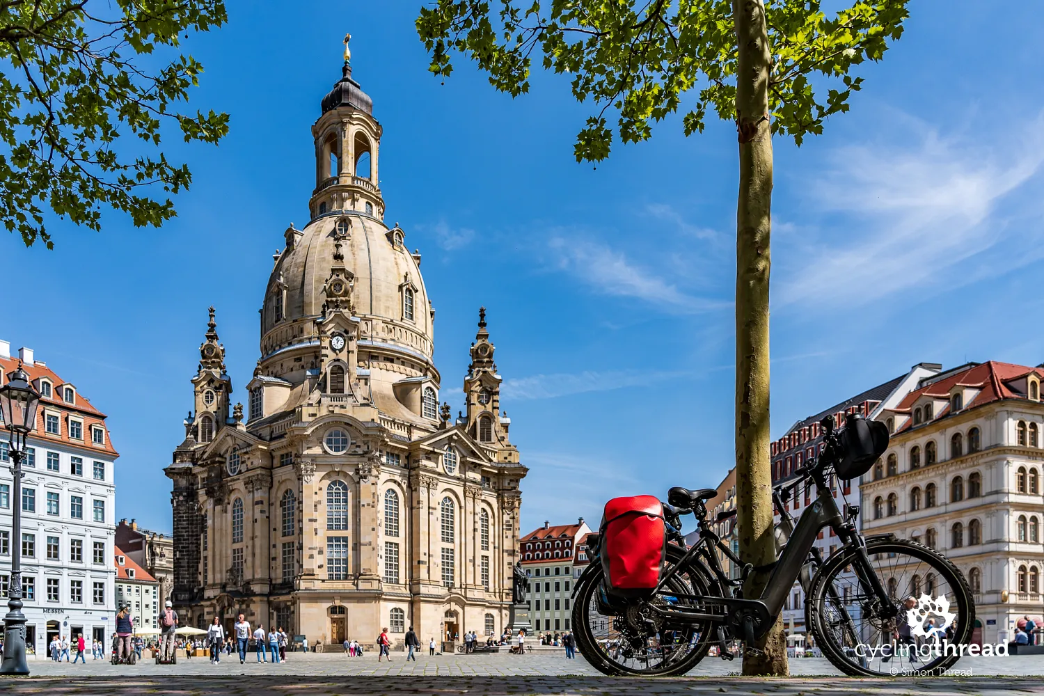 Bicycles in Dresden's Old Town