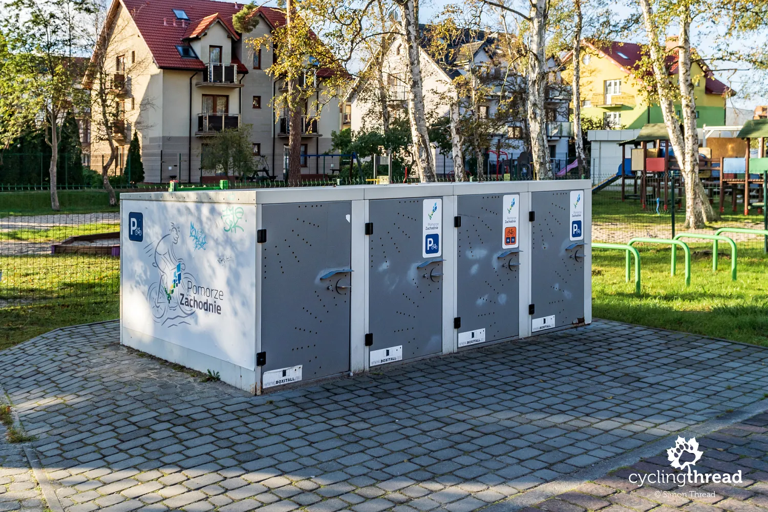 Bike boxes in Mrzeżyno