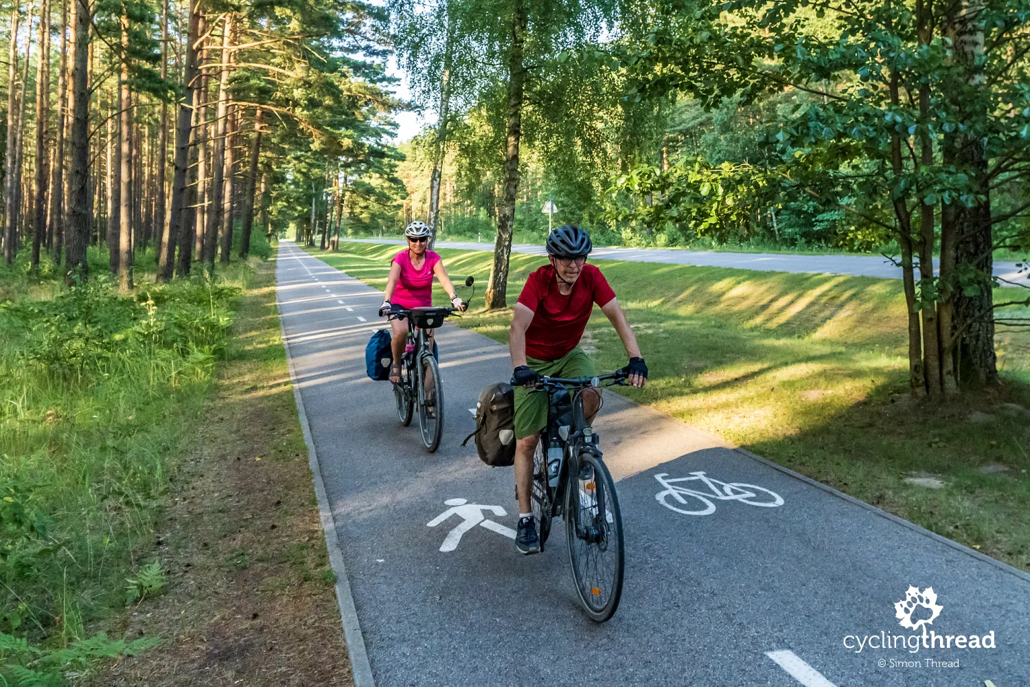 Bike path before Ventspils