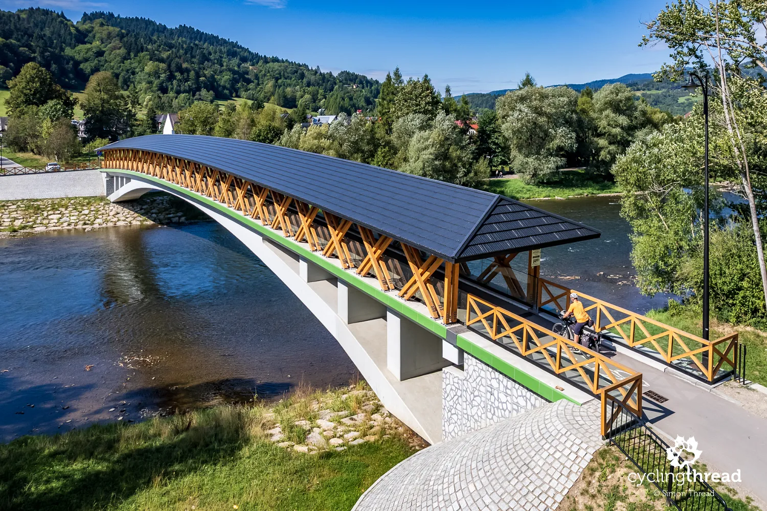Broken Bridge in Kroscienko nad Dunajcem