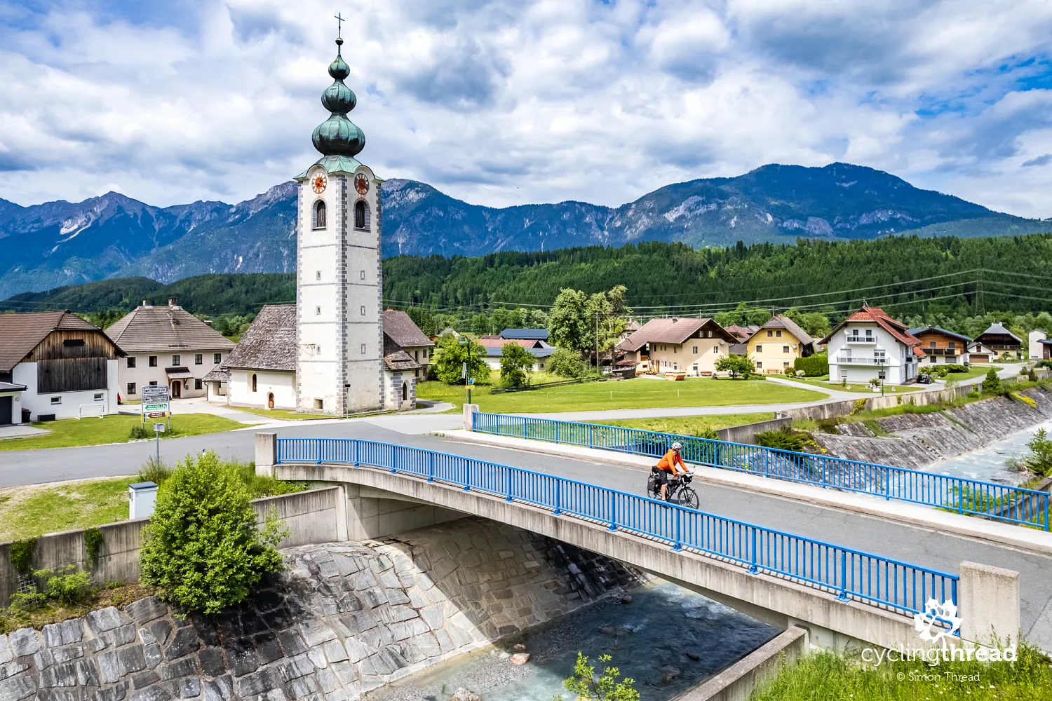 The Carinthian Lake Loop route in Vorderberg