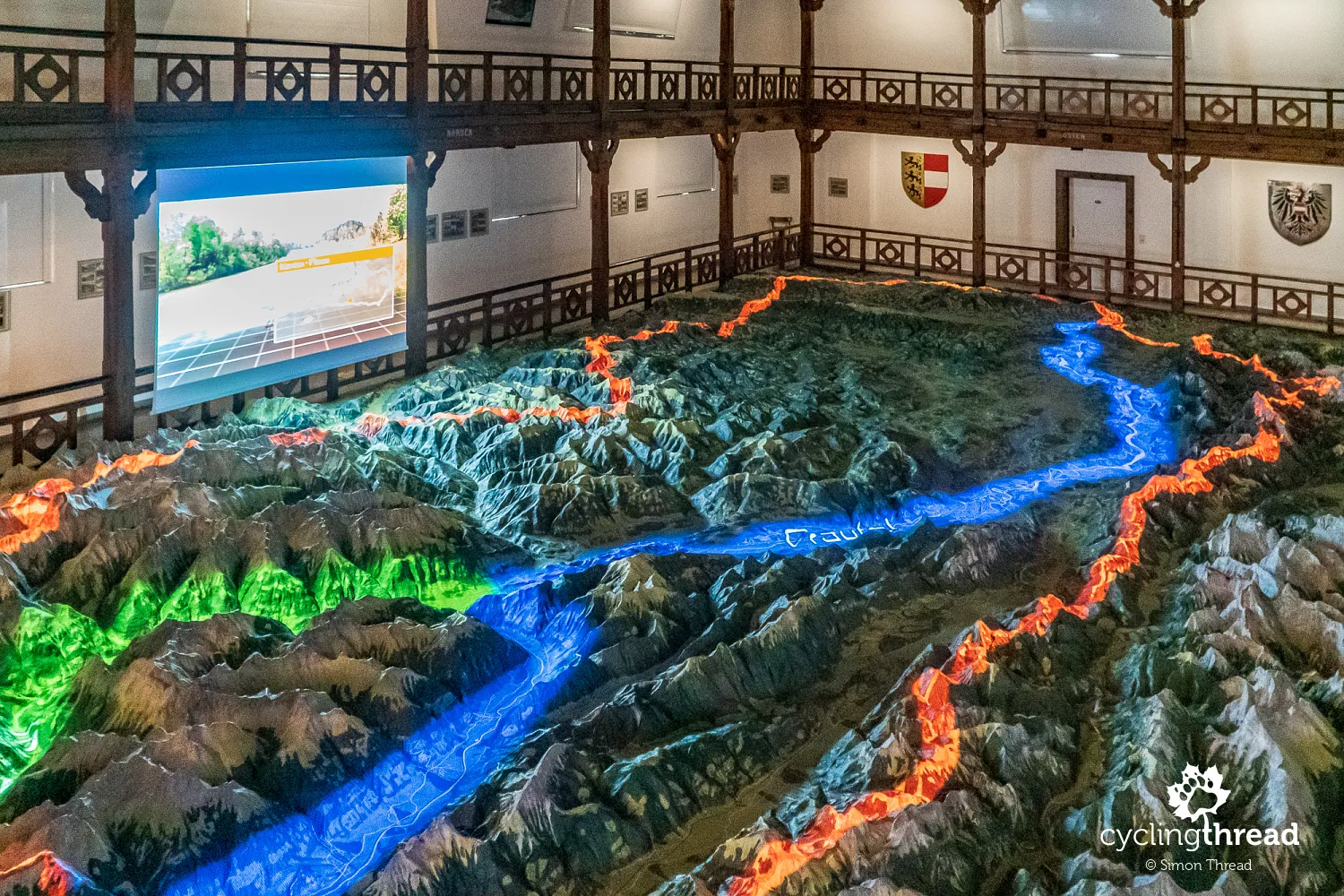 Carinthian terrain model in Villach