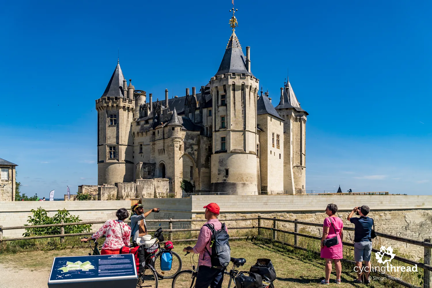 The castle of Saumur in the Loire Valley