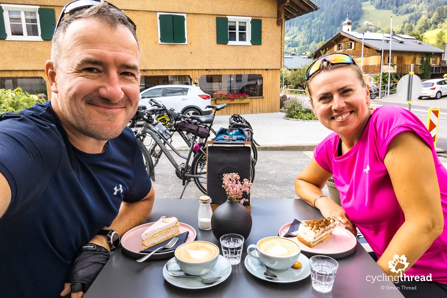 Coffee break in Schoppernau