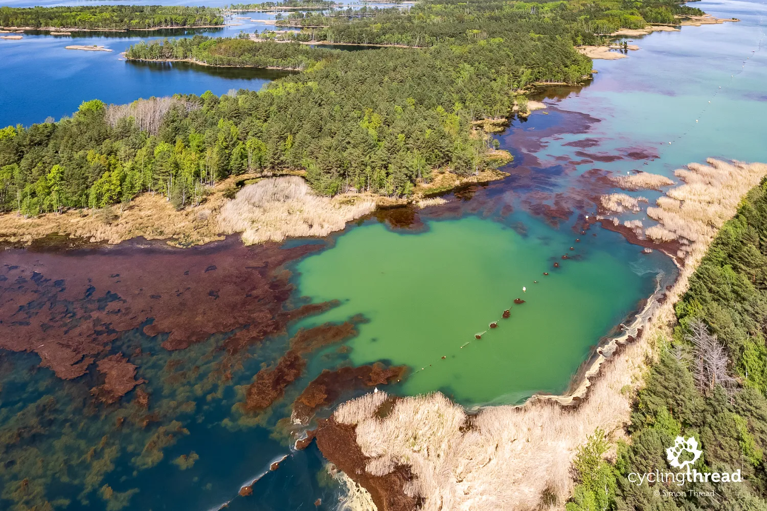 The colorful lakes of Lusatian Lakeland