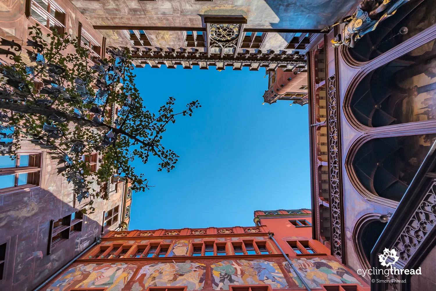 The courtyard of Basel Town Hall