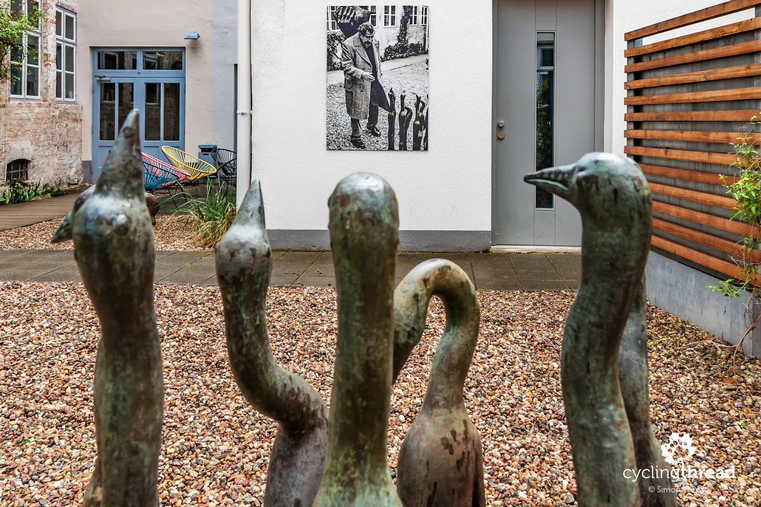Courtyard of the Günter Grass Museum