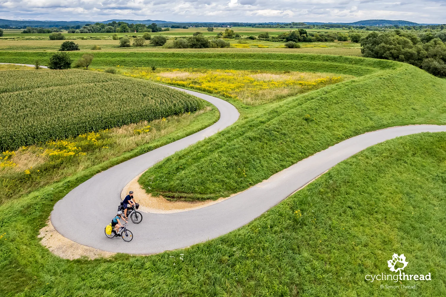 Cycle path of the Vistula Cycling Route