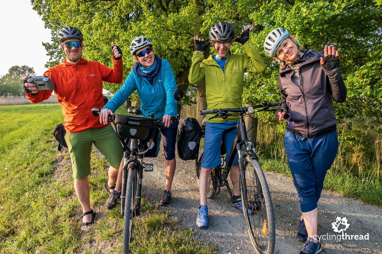 Cyclicts on the Szczecin Lagoon Cycle Route