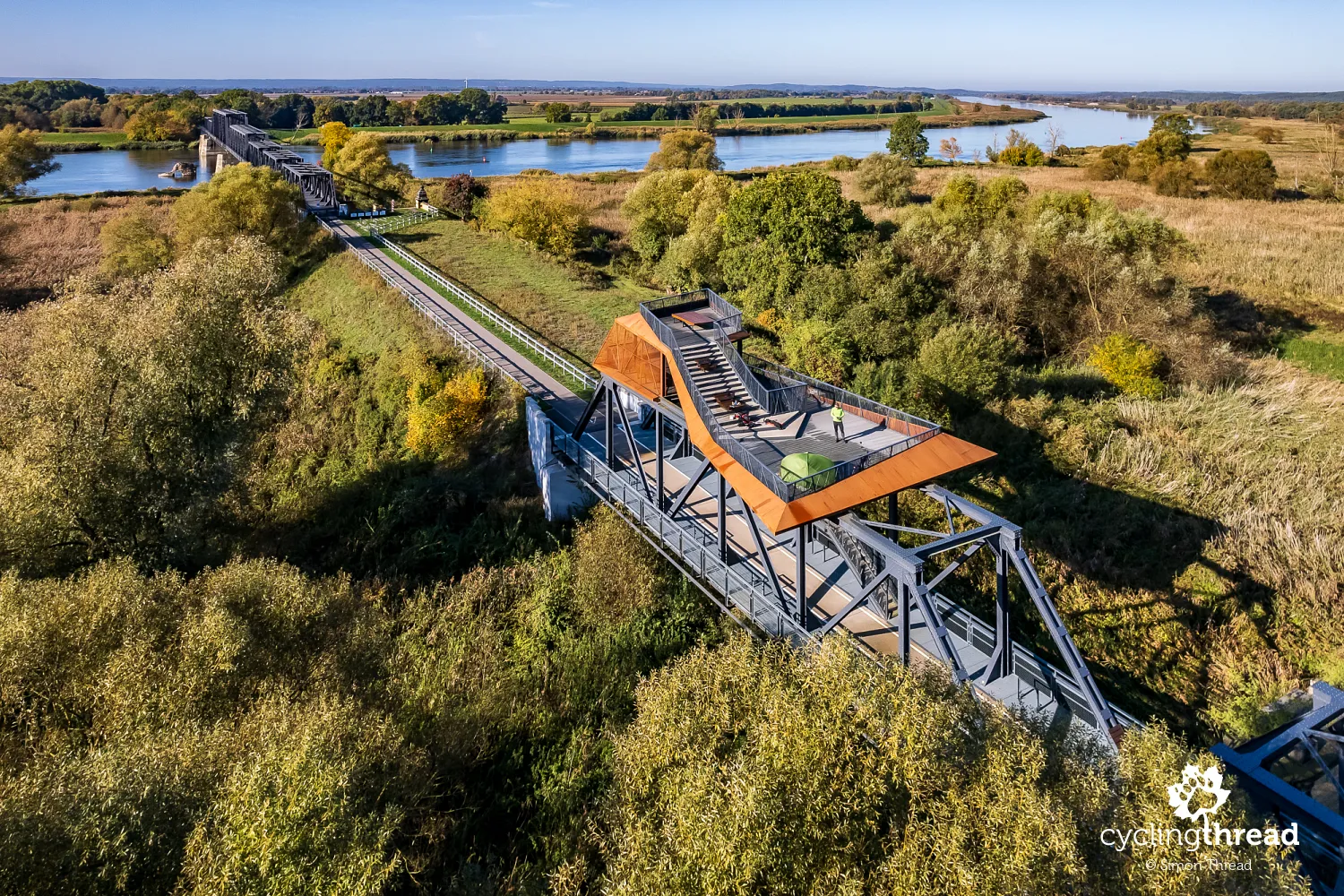 Cycling bridge in West Pomerania