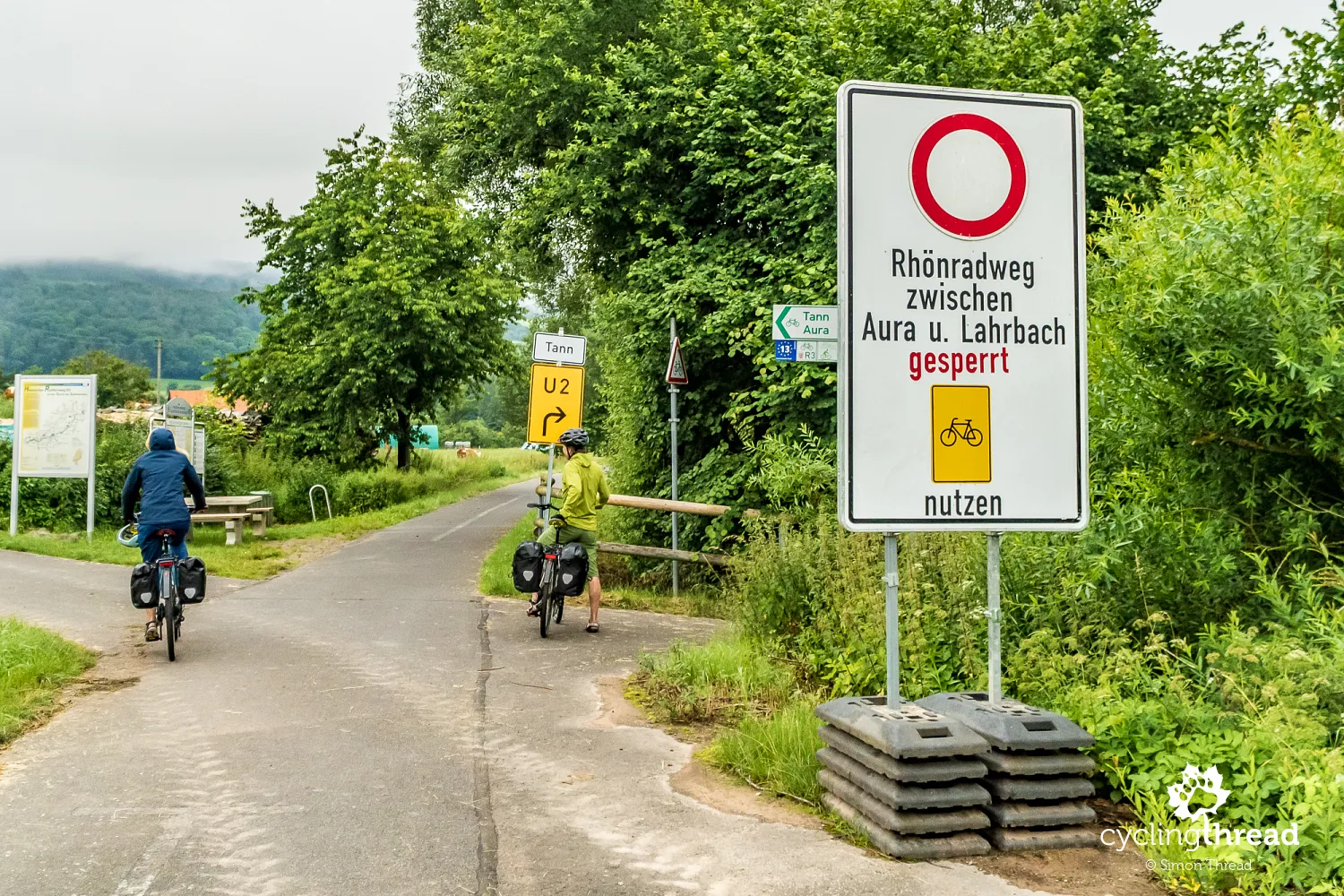 Cycling detour in Hesse