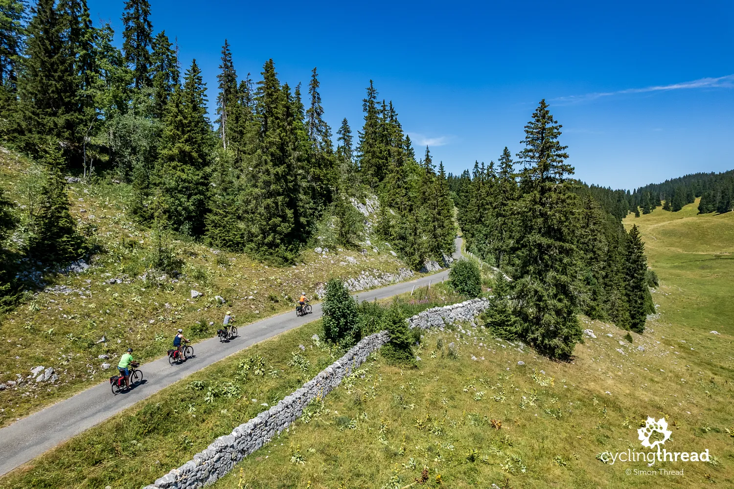 Cycling Jura Route in Switzerland