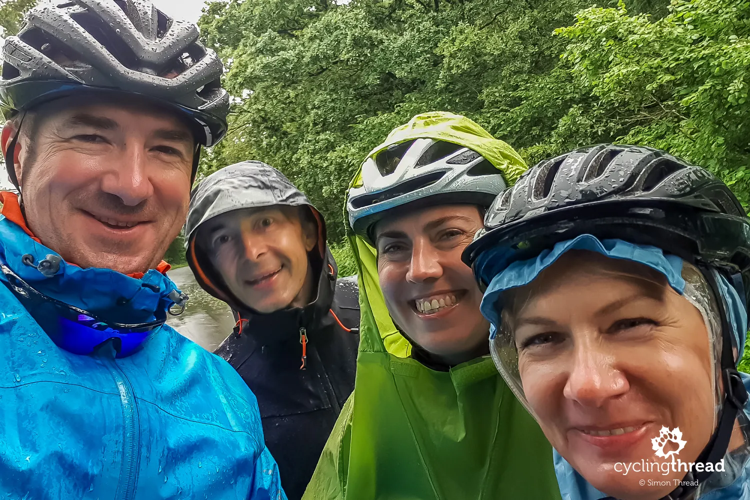 Cycling through rainy Hesse