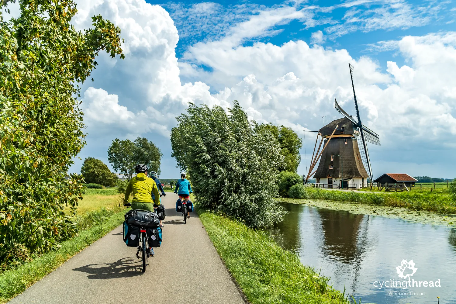 Cycling the Waterline route in Netherlands