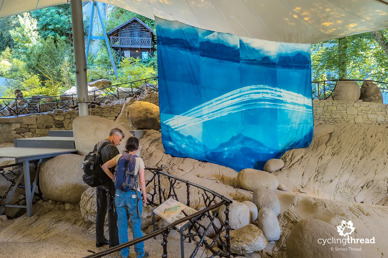 Daria Lelonek’s work in the Glacier Garden in Lucerne