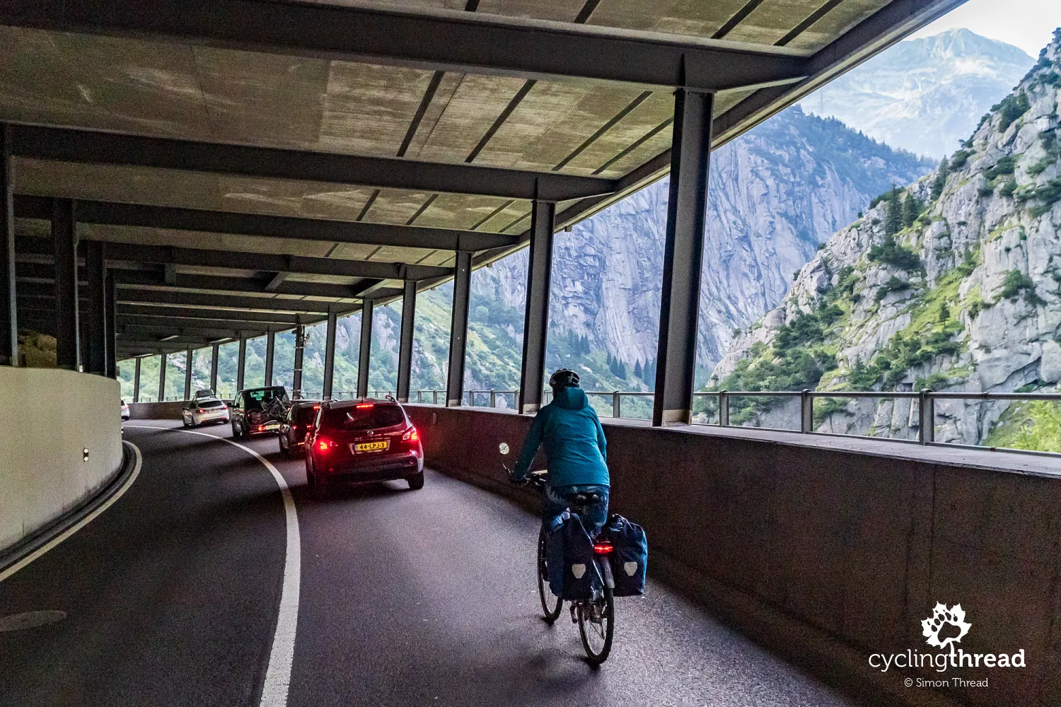 Descent from Andermatt toward Lake Lucerne