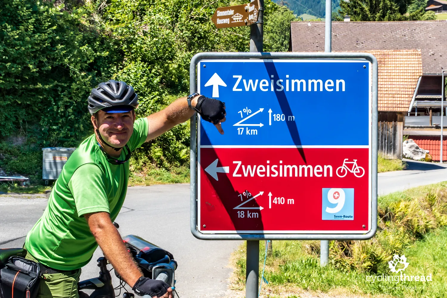 Detailed climb information on the Lakes Route