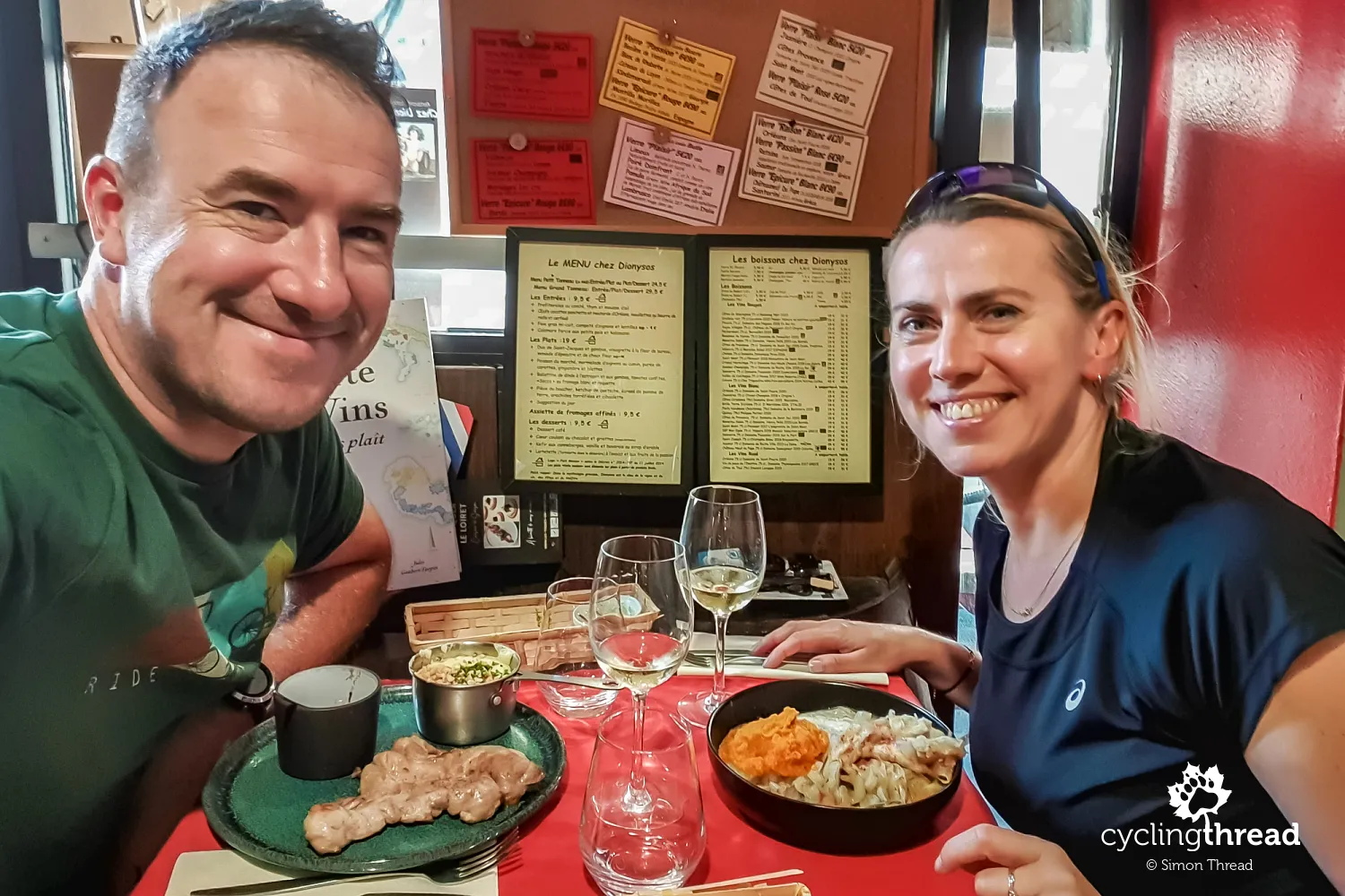 Dinner at Dionysos in Orléans