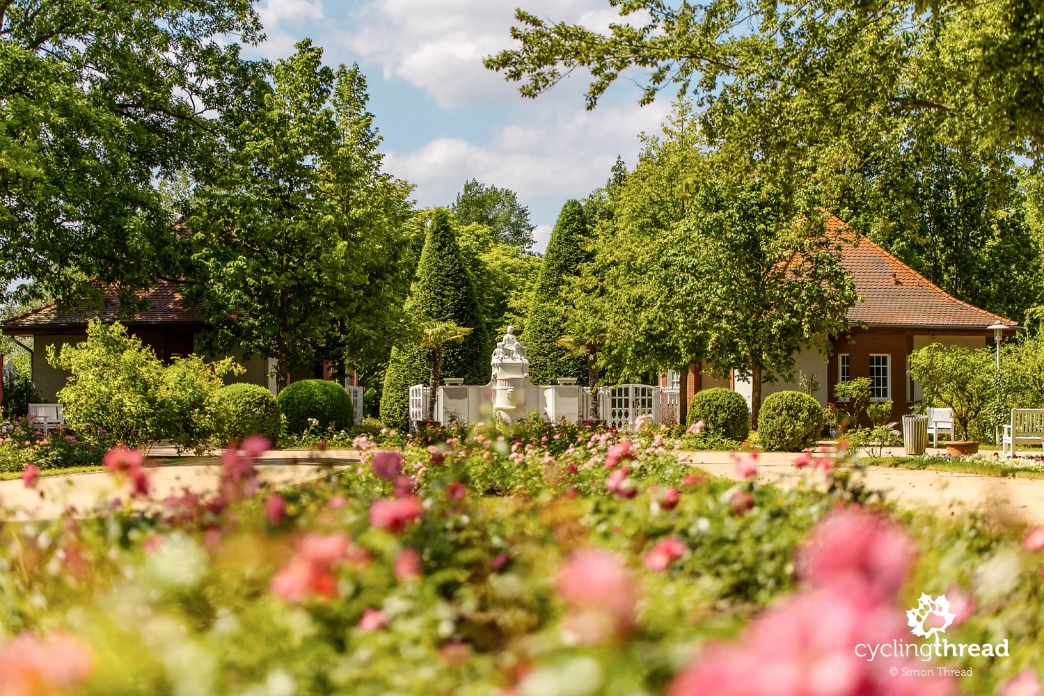 The East German Rose Garden in Forst