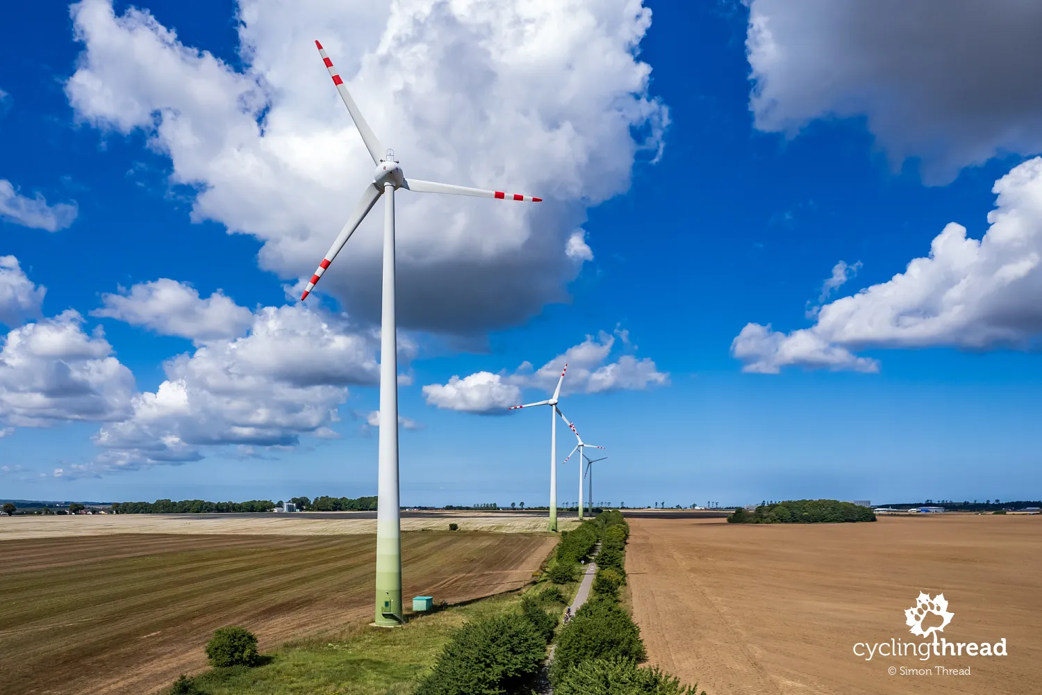 The EuroVelo 10 cycling route along a former railway line