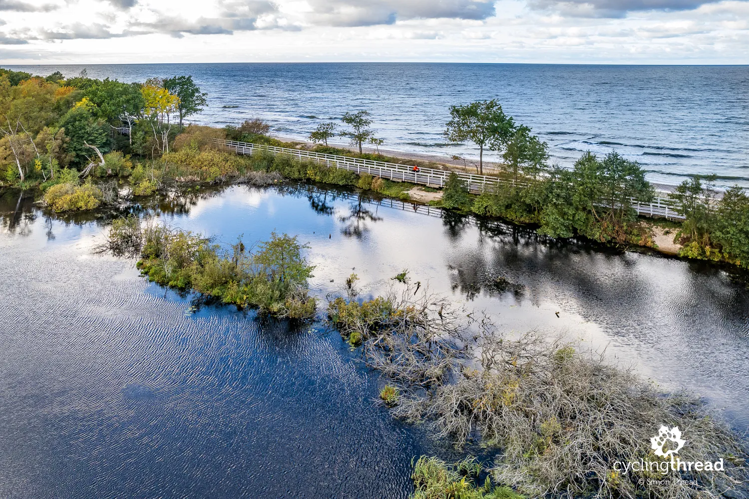 EuroVelo 10 cycling route near Kołobrzeg