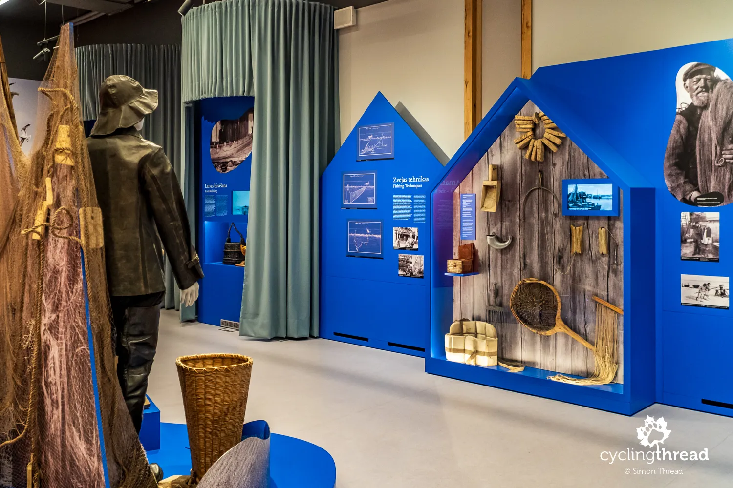 Exhibition at the open-air museum in Ventspils