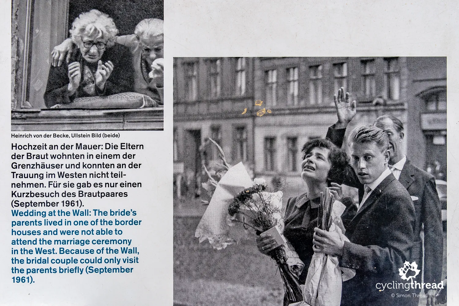 A family divided by the Berlin Wall