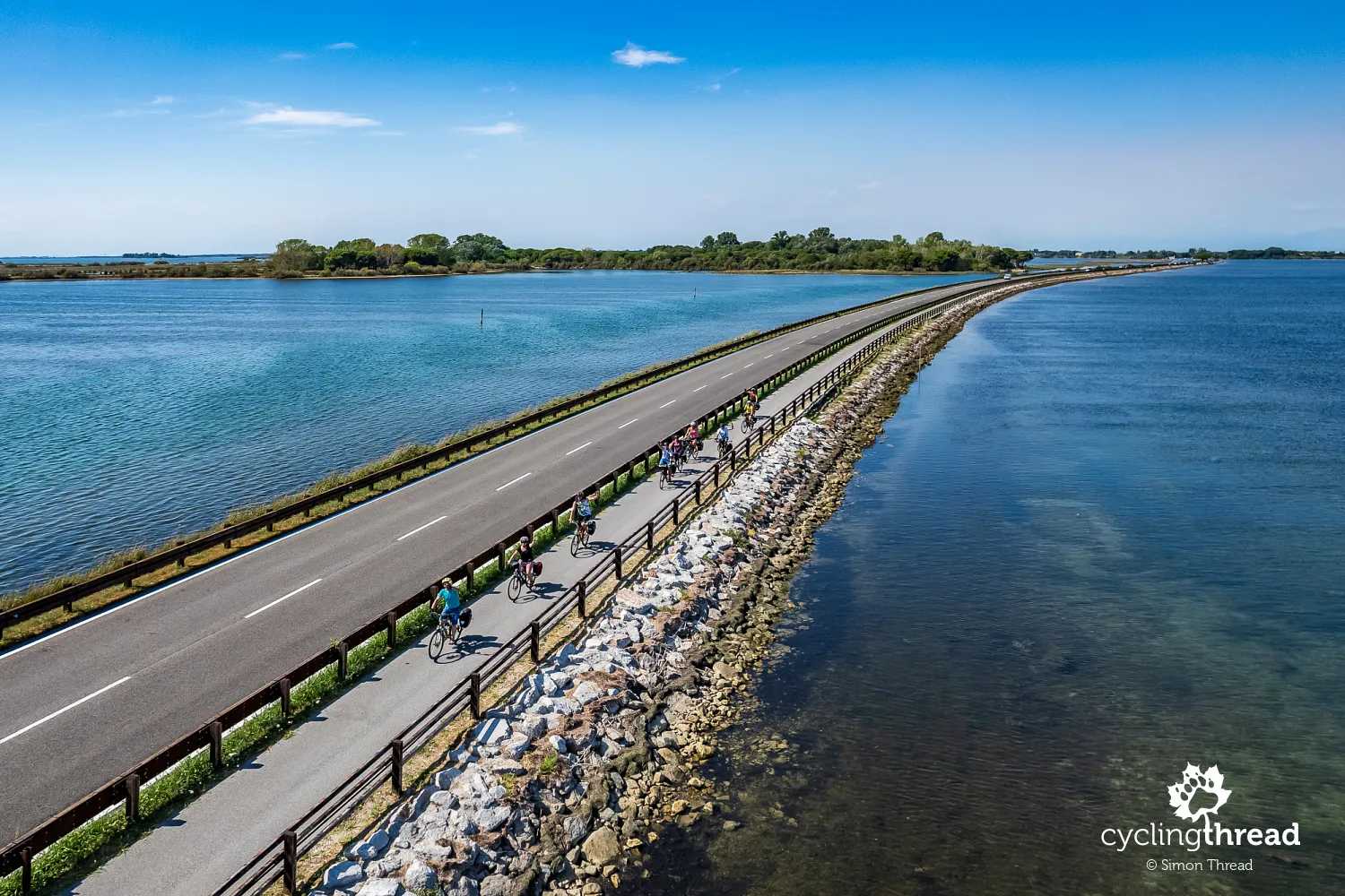The final section of the Alpe-Adria cycling route