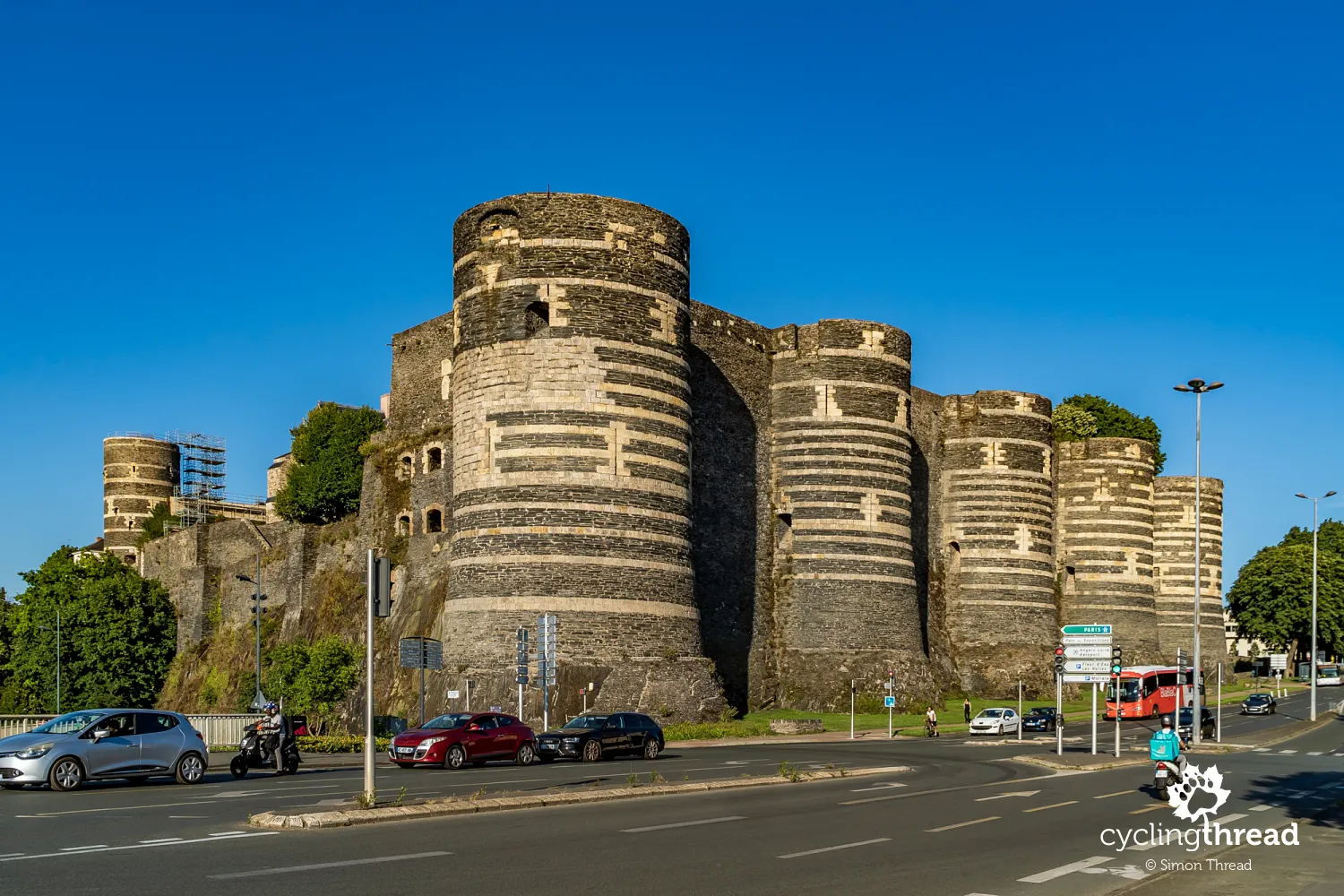 Fortress in Angers, France