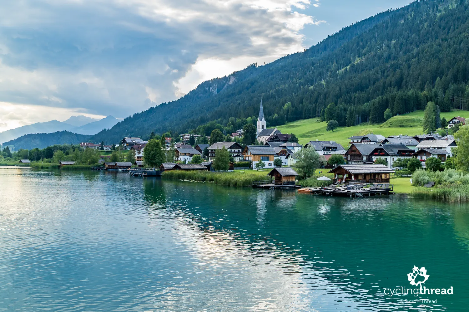 Gatschach on Lake Weißensee in Austria
