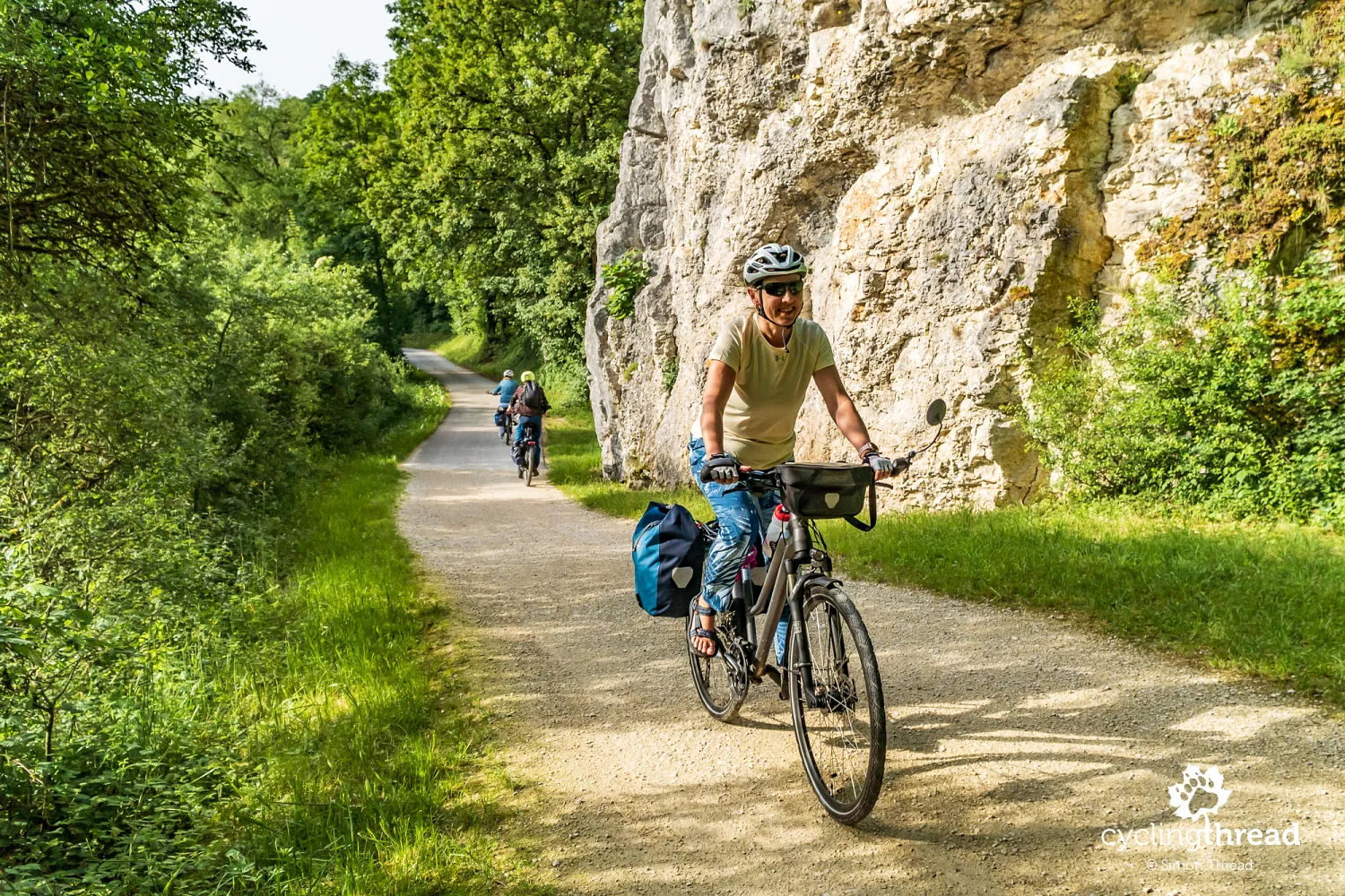 Gravel path on the Tauber-Altmühl route