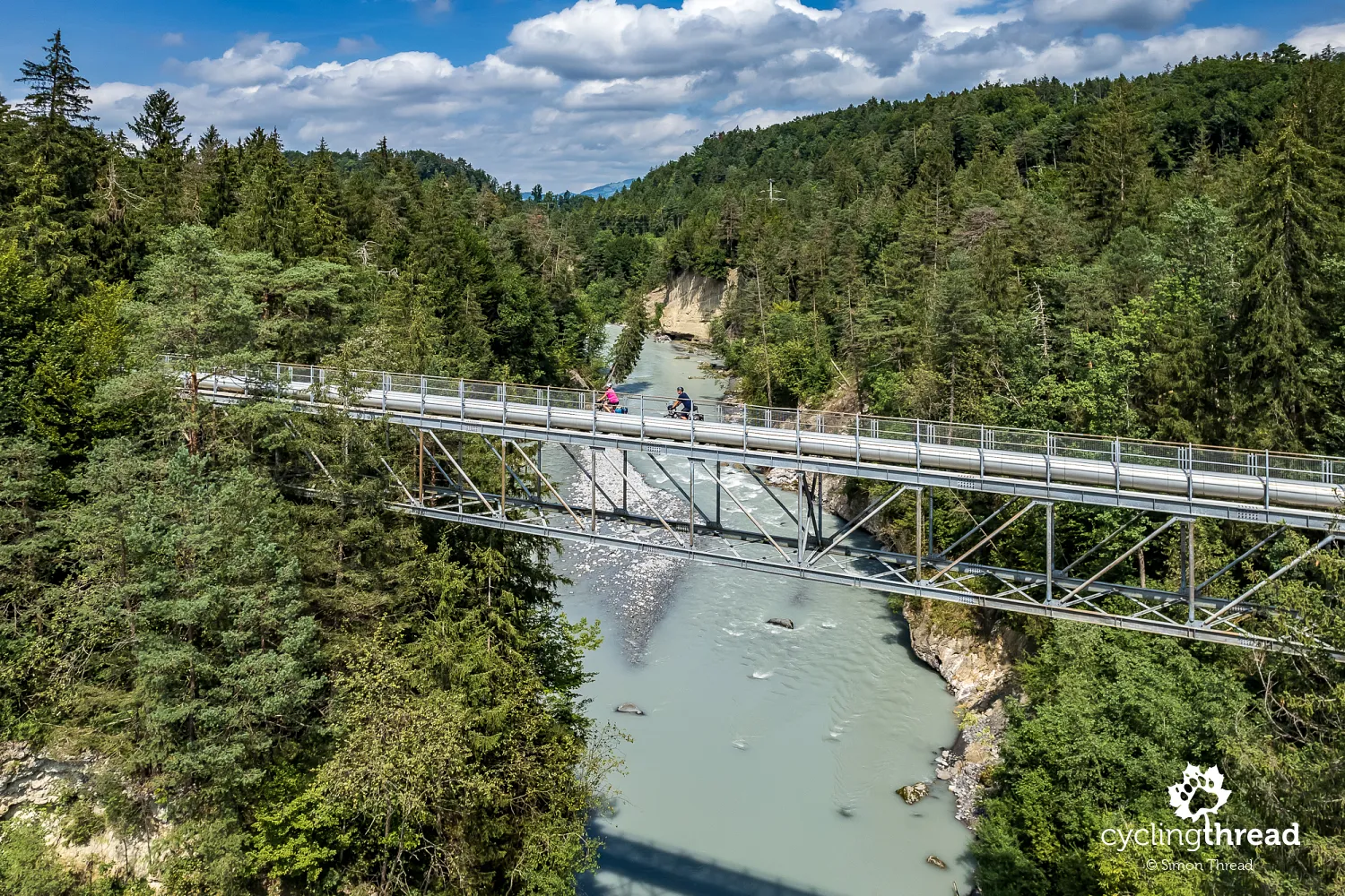 Hanisteg Bridge on the Aare Route