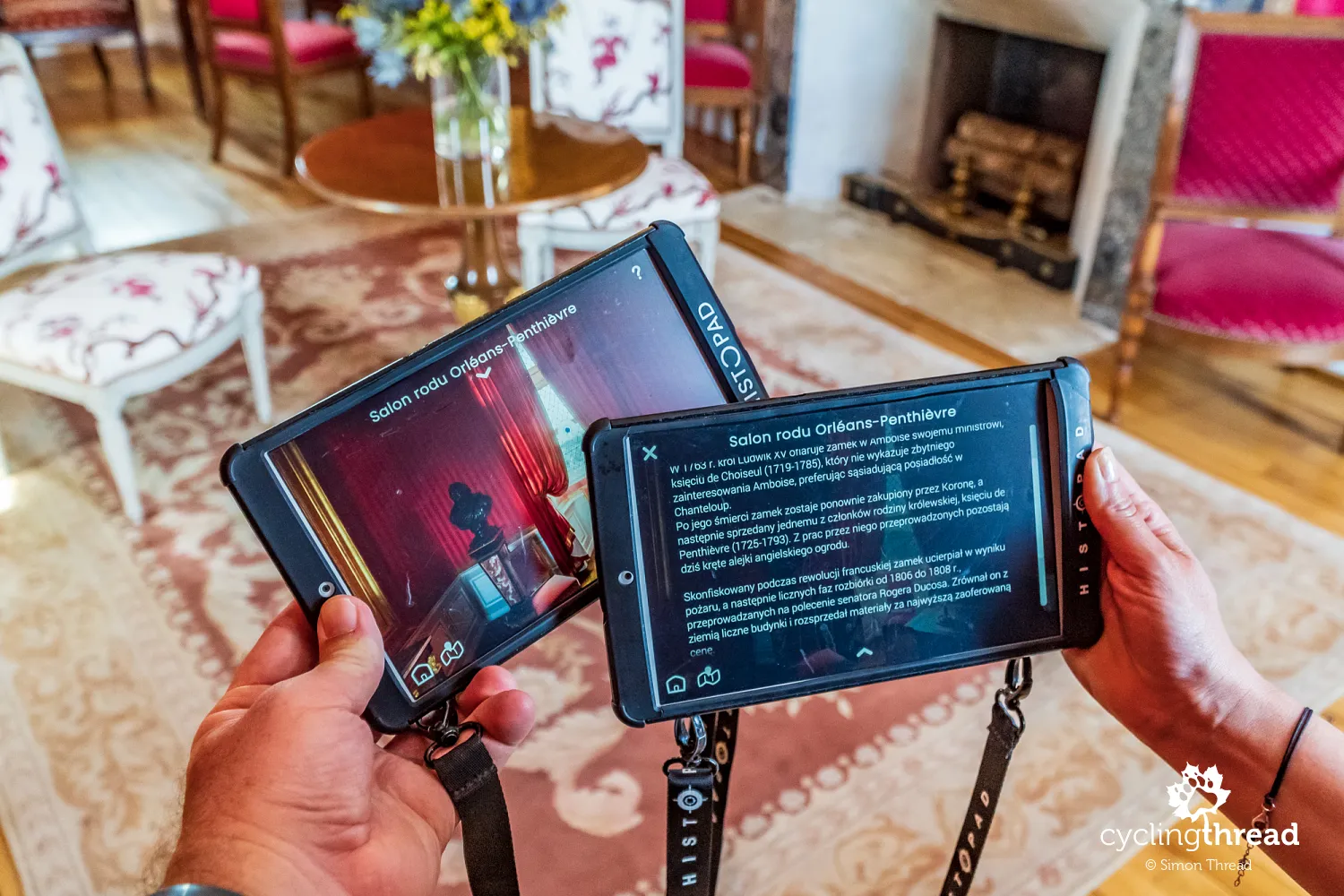 Histopad - aiding the exploration of castles on the Loire