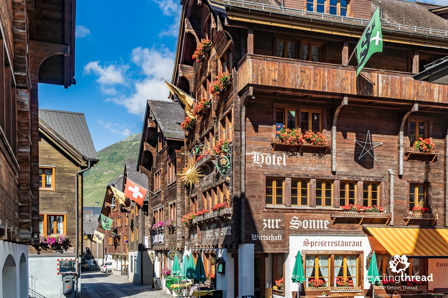 Historic houses in Andermatt