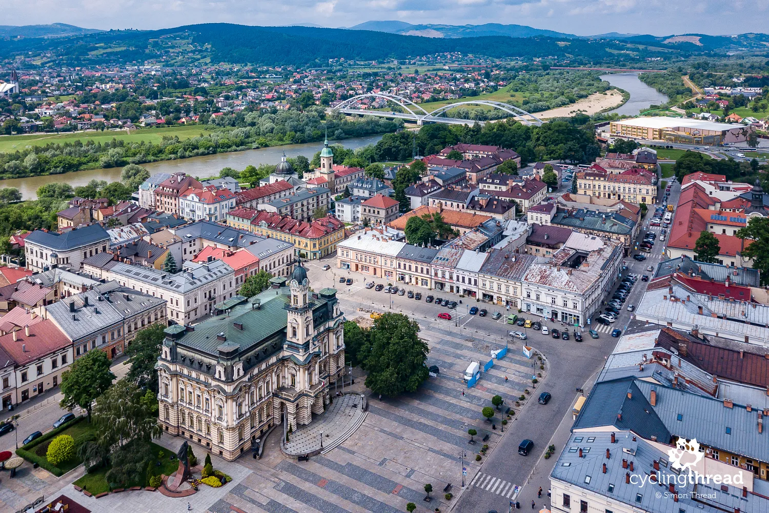 The historic old town of Nowy Sacz