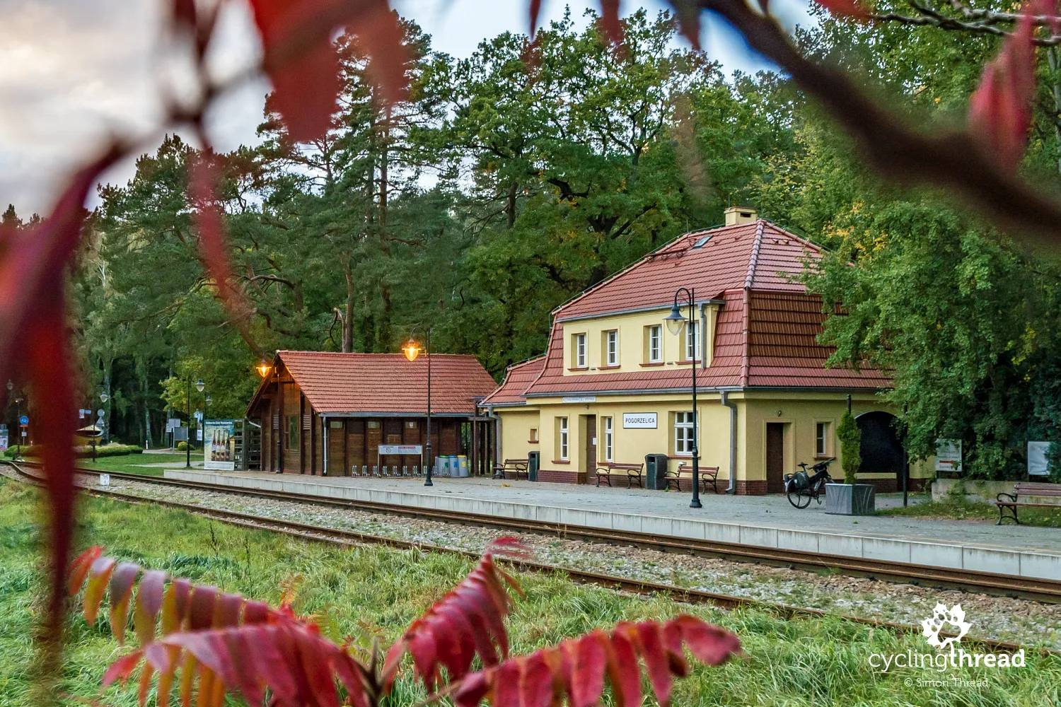 Historic railway station in Pogorzelica