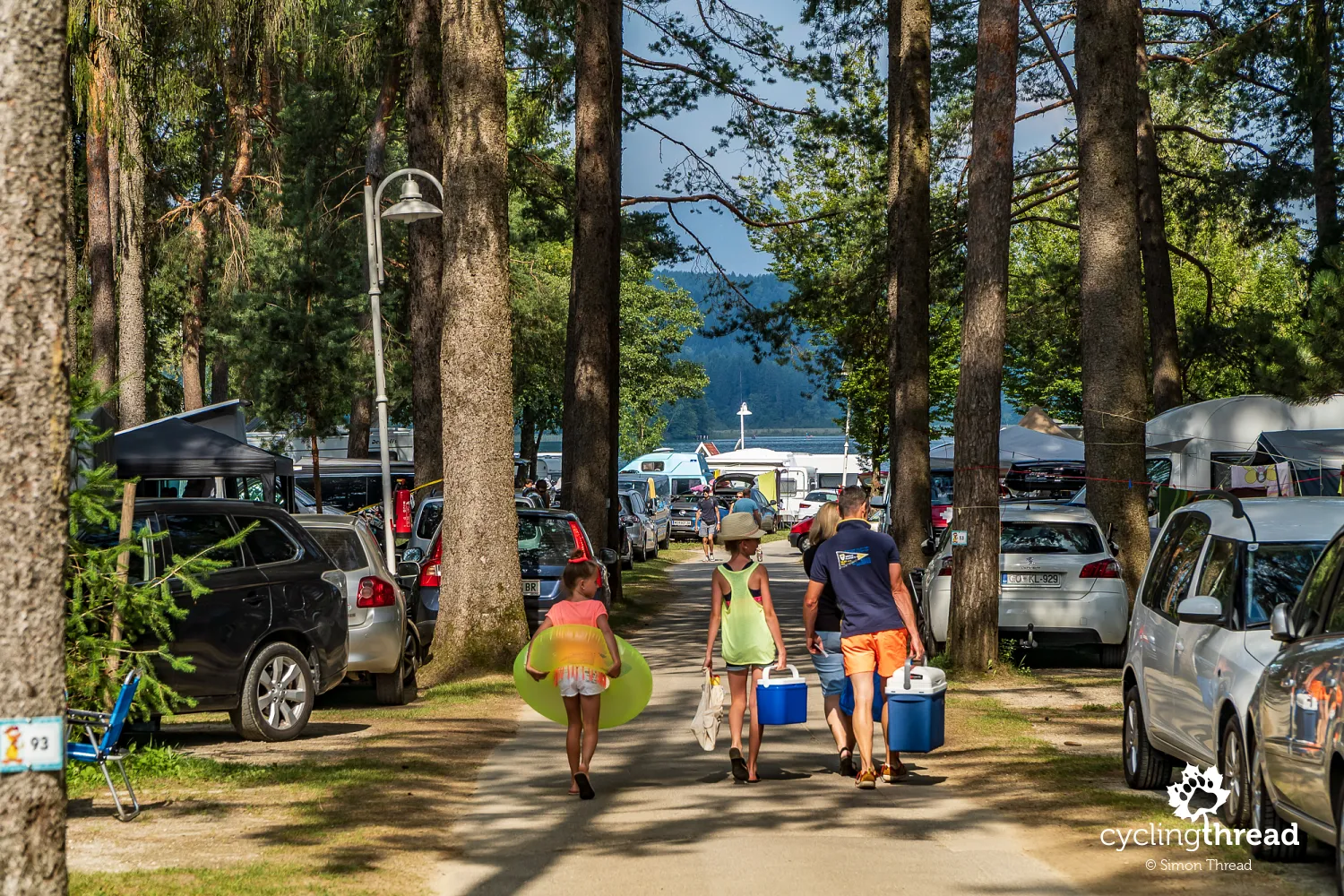 Holiday camping at the Faaker See