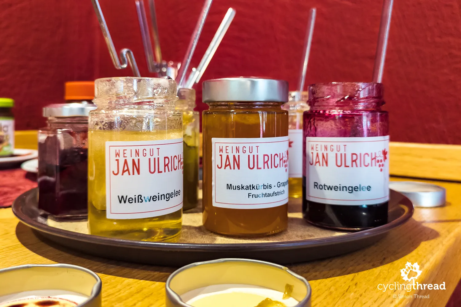 Homemade Wein-Gelee from the Jan Ulrich winery