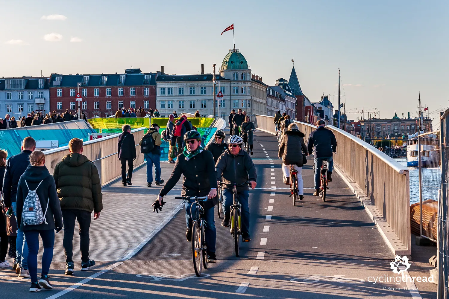 Inderhavnsbroen - a bicycle bridge in Copenhagen